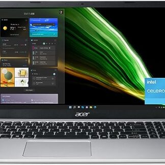 Acer Aspire 1 A115-32-C96U Slim Laptop | 15.6" Full HD Display | Intel Celeron N4500 Processor | 4GB DDR4 | 128GB eMMC | WiFi 5 | Microsoft 365...