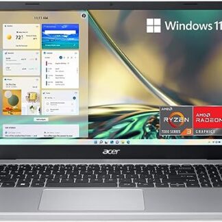 acer Aspire 3 A315-24P-R7VH Slim Laptop | 15.6" Full HD IPS Display | AMD Ryzen 3 7320U Quad-Core Processor | AMD Radeon Graphics | 8GB LPDDR5 |...