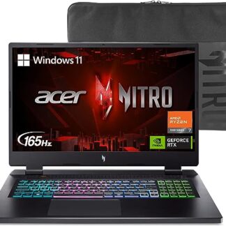 Acer Nitro 17 Gaming Laptop | AMD Ryzen 7 7735HS Octa-Core CPU | NVIDIA GeForce RTX 4050 GPU | 17.3" FHD 165Hz IPS Display | 16GB DDR5 | 1TB Gen 4...