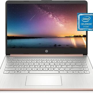 HP 14 Laptop, Intel Celeron N4020, 4 GB RAM, 64 GB Storage, 14-inch Micro-edge HD Display, Windows 11 Home, Thin & Portable, 4K Graphics, One Year...