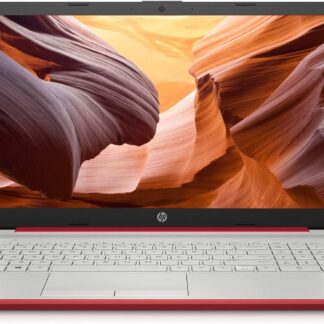 HP 2023 15'' HD IPS Laptop, Windows 11, Intel Pentium 4-Core Processor Up to 2.70GHz, 8GB RAM, 128GB SSD, HDMI, Super-Fast 6th Gen WiFi, Dale Red...