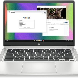 HP Chromebook 14 Laptop, Intel Celeron N4120, 4 GB RAM, 64 GB eMMC, 14" HD Display, Chrome OS, Thin Design, 4K Graphics, Long Battery Life, Ash...